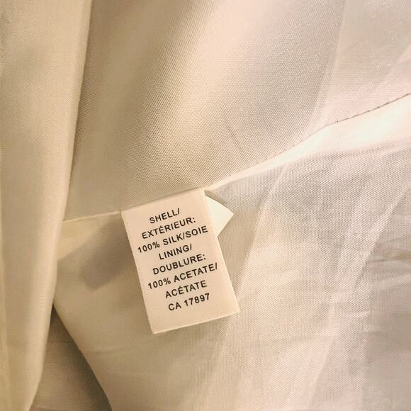 Banana Republic Silk Zebra Print Sleeveless Dress Size 4 Petite Brown Cream - Picture 4 of 8